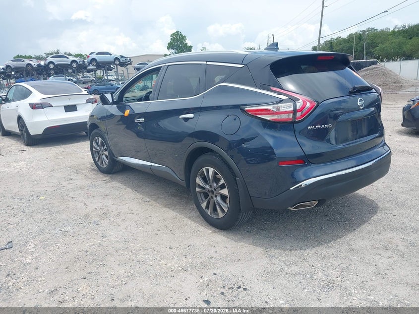 2017 Nissan Murano Sl VIN: 5N1AZ2MGXHN186864 Lot: 45677735
