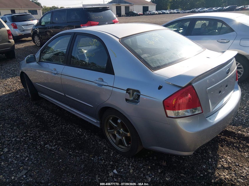2007 Kia Spectra Sx VIN: KNAFE122275005713 Lot: 45677773
