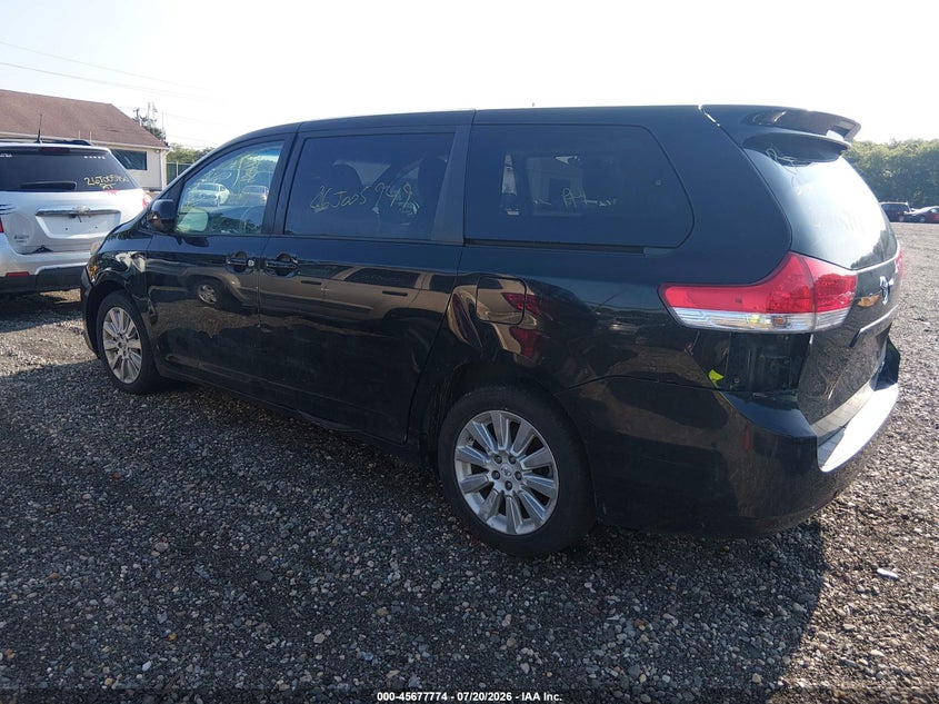 2011 Toyota Sienna Le VIN: 5TDJK3DC1BS021802 Lot: 45677774
