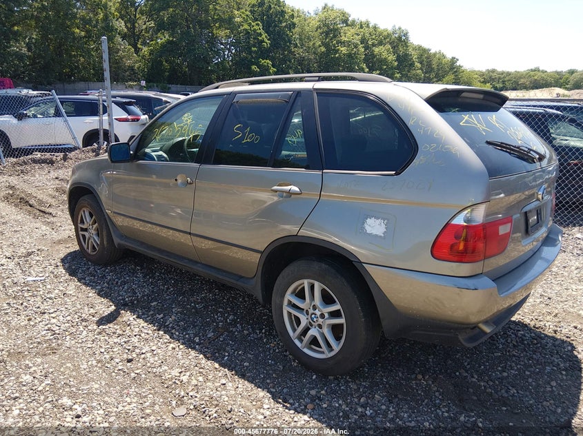 2005 BMW X5 3.0I VIN: 5UXFA13585LY05902 Lot: 45677776