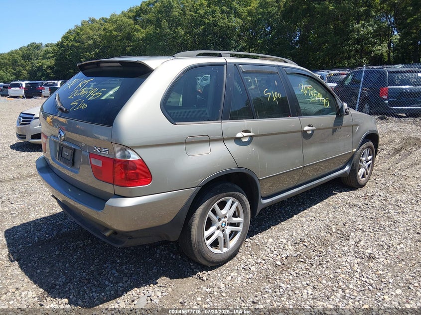 2005 BMW X5 3.0I VIN: 5UXFA13585LY05902 Lot: 45677776