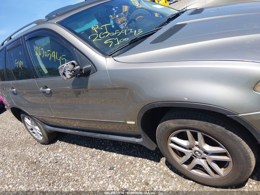 2005 BMW X5 3.0I VIN: 5UXFA13585LY05902 Lot: 45677776