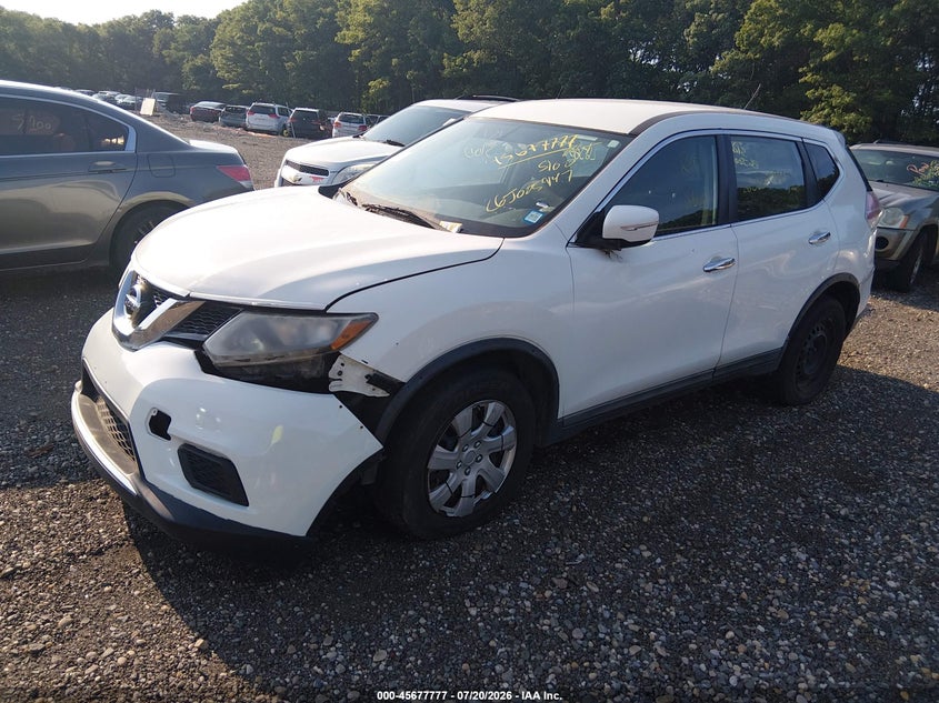 2015 Nissan Rogue S VIN: 5N1AT2MVXFC835295 Lot: 45677777