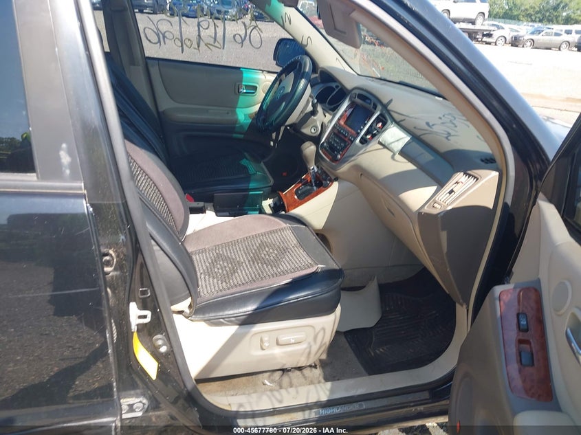 2007 Toyota Highlander Hybrid Limited V6 VIN: JTEEW21A170046238 Lot: 45677780