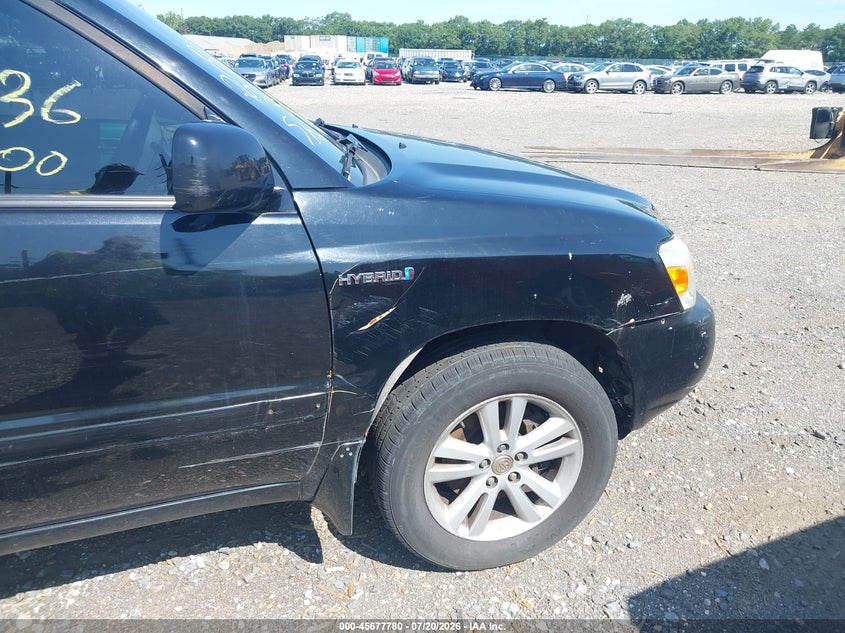 2007 Toyota Highlander Hybrid Limited V6 VIN: JTEEW21A170046238 Lot: 45677780