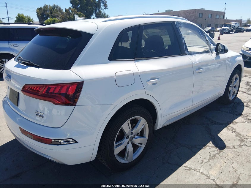 Vin: wa1anafy1j2006446, lot: 46176390, audi q5 2.0t premium/2.0t tech premium 20184