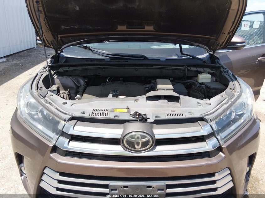 2019 Toyota Highlander Limited VIN: 5TDYZRFH8KS294595 Lot: 45677791