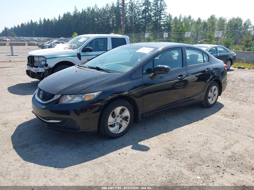 2014 HONDA CIVIC auction photo 2