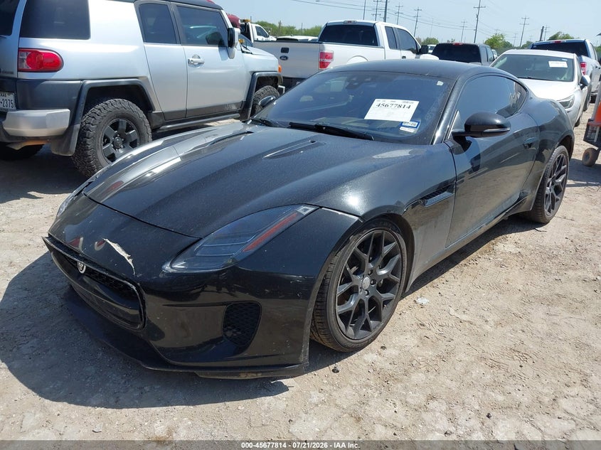Vin: sajdd1gx6jck53811, lot: 46176414, jaguar f-type 296hp 20182
