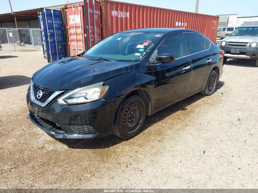 Vin: 3n1ab7ap4jy273133, lot: 46176415, nissan sentra s 20182