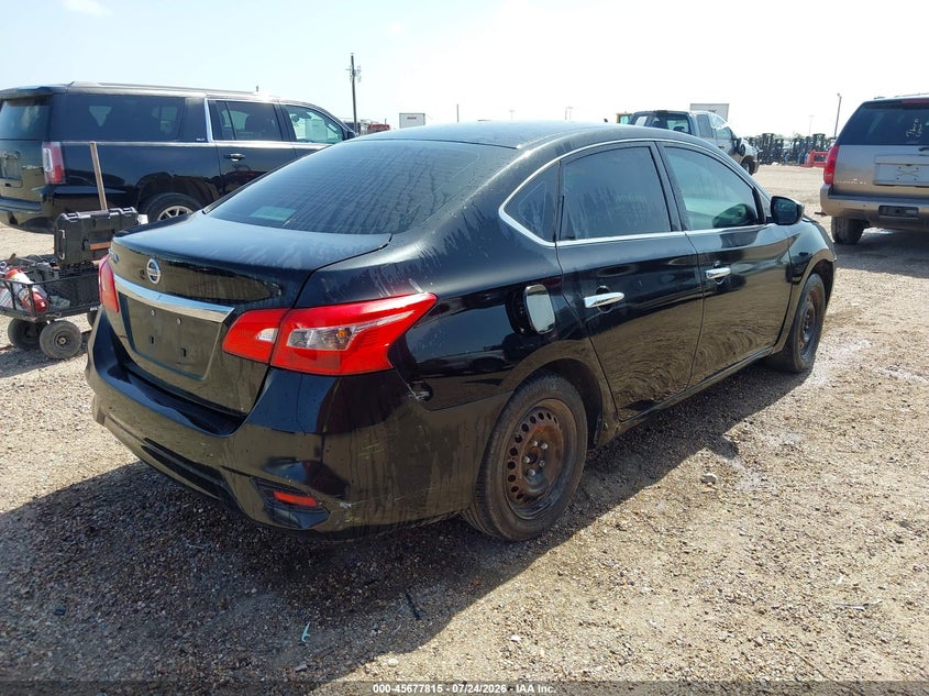Vin: 3n1ab7ap4jy273133, lot: 46176415, nissan sentra s 20184