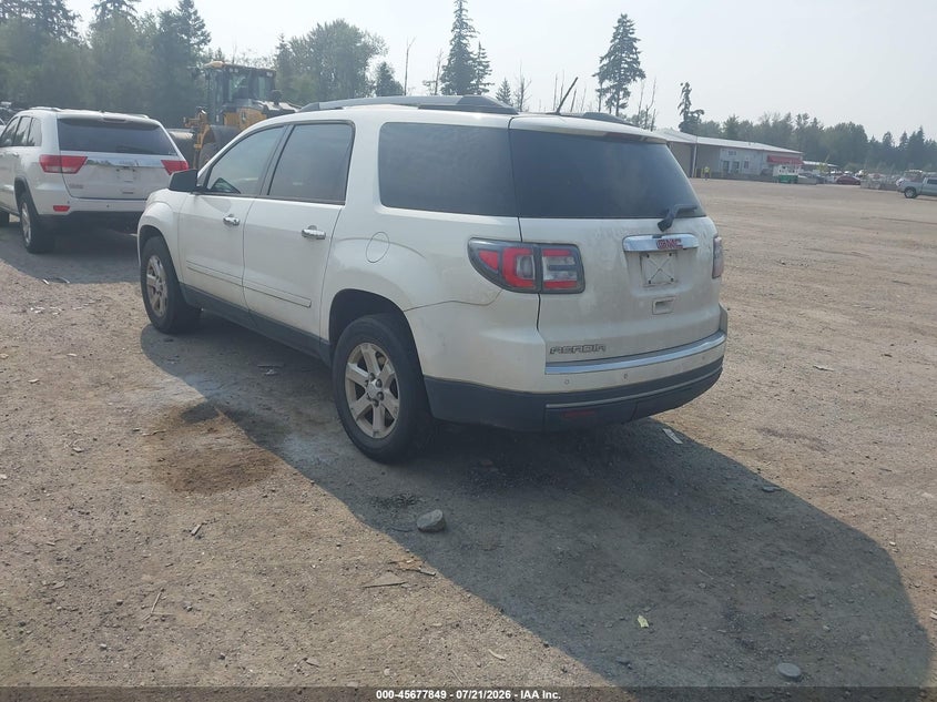 Vin: 1gkkrpkd5fj199612, lot: 46176449, gmc acadia sle-2 20153