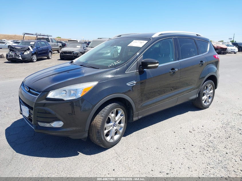 Vin: 1fmcu0j95eua83922, lot: 46176461, ford escape titanium 20142