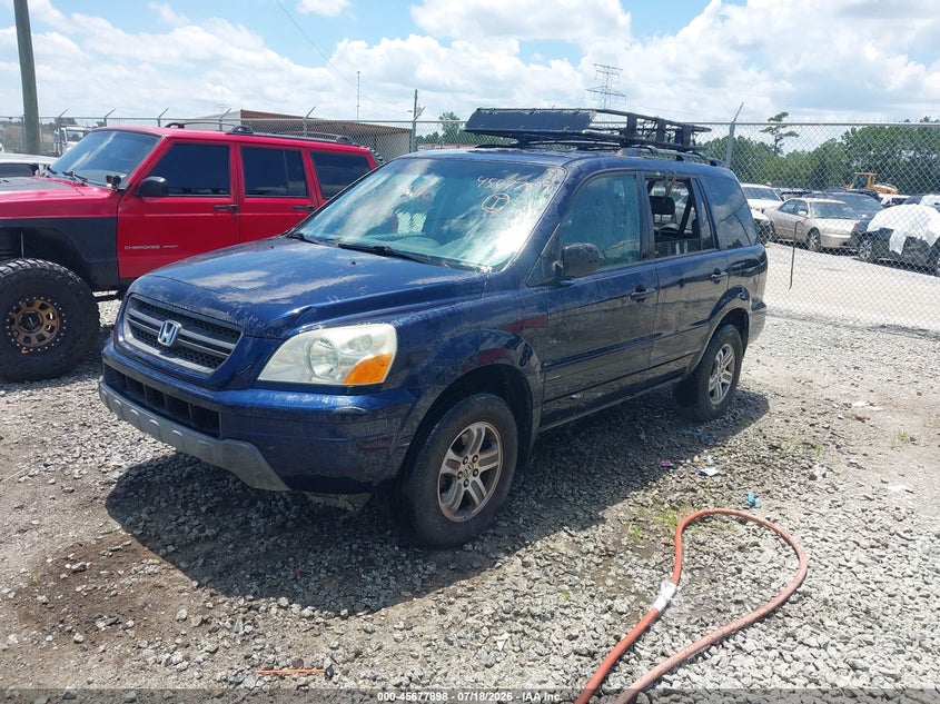 2004 Honda Pilot, Обычный износ, IAAI, VIN 2HKYF18664H528330 — фото 2
