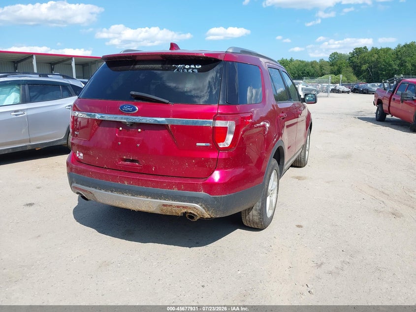 Vin: 1fm5k8dh3ggc63353, lot: 46176540, ford explorer xlt 20164