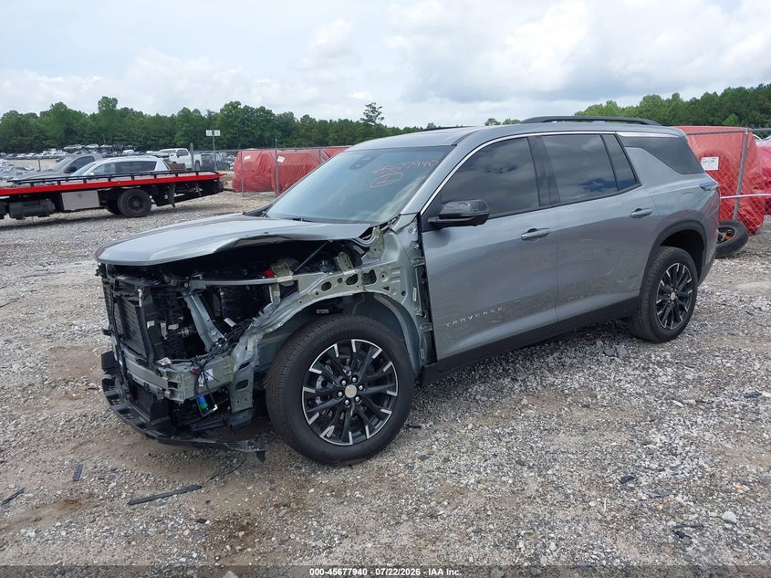Vin: 1gnergks1tj146352, lot: 46176549, chevrolet traverse fwd lt 20262