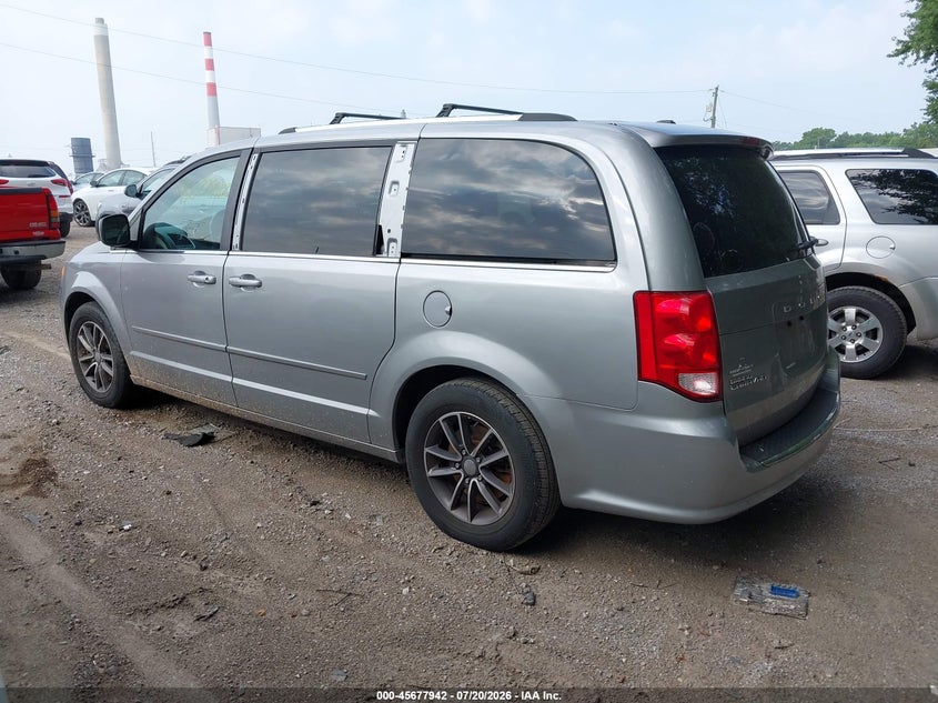 Vin: 2c4rdgcgxhr589508, lot: 46176551, dodge grand caravan sxt 20173