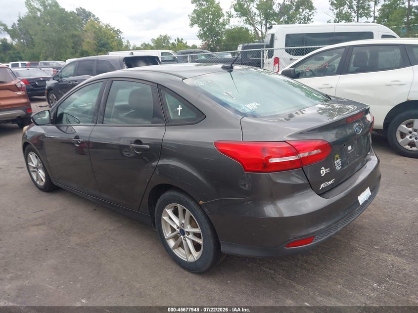 Vin: 1fadp3f23fl342353, lot: 46176557, ford focus se 20153