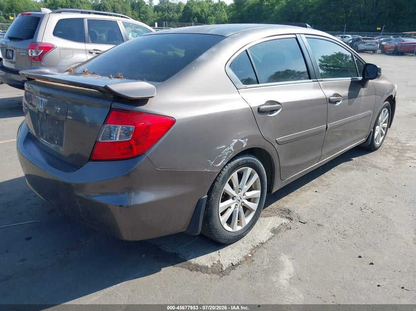 2012 HONDA CIVIC auction photo 4