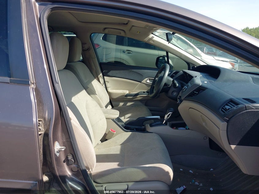 2012 HONDA CIVIC auction photo 5