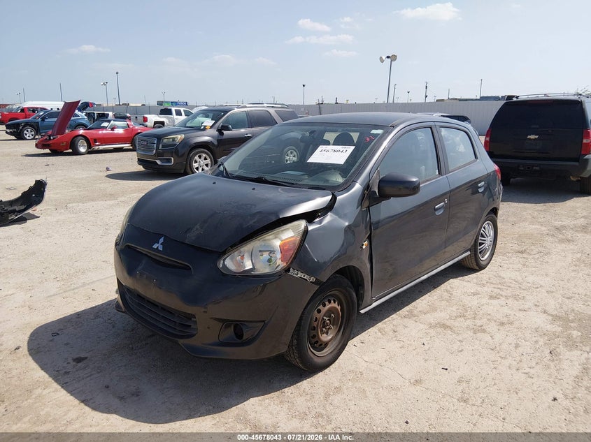 2015 Mitsubishi Mirage De/Rf VIN: ML32A3HJ1FH000395 Lot: 45678043