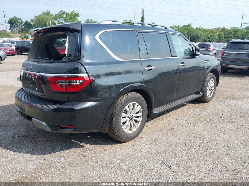 Vin: jn8ay2acxm9146896, lot: 46176684, nissan armada sv 2wd 20214