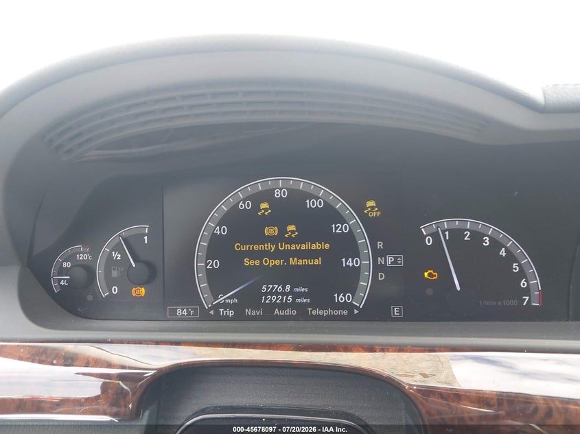 2011 Mercedes-Benz S 550 VIN: WDDNG7BB9BA362811 Lot: 45678097