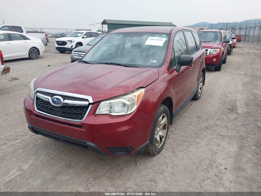 2014 SUBARU FORESTER auction photo 2