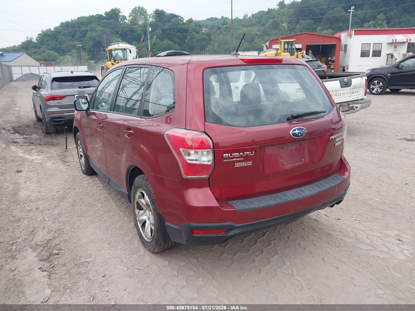 2014 SUBARU FORESTER auction photo 3