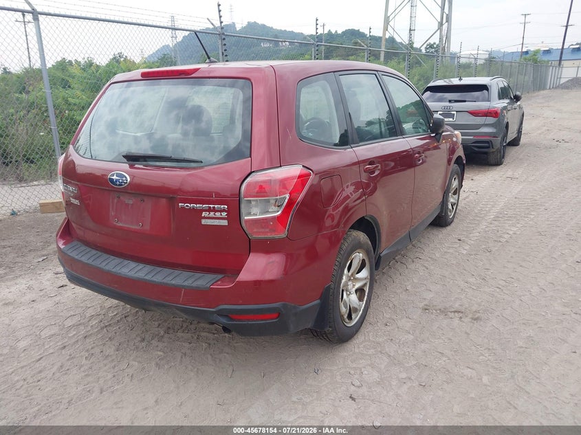 2014 SUBARU FORESTER auction photo 4