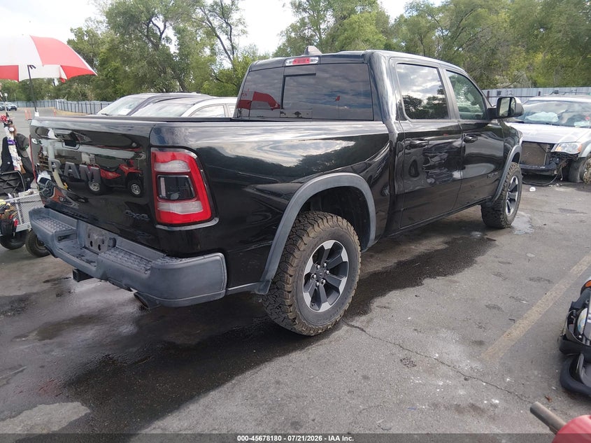Vin: 1c6srflt0ln236685, lot: 46176789, ram 1500 rebel  4x4 5'7 box 20204