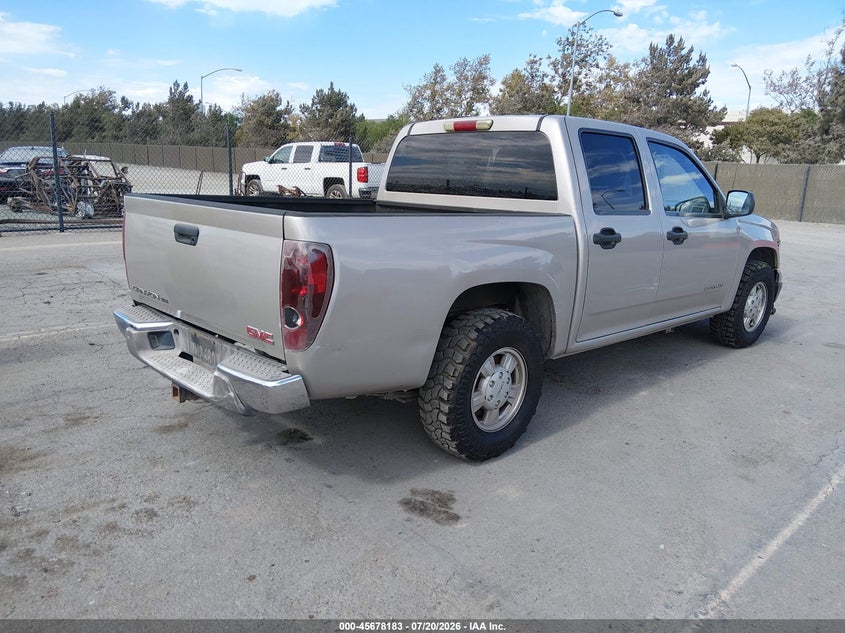 2004 GMC Canyon Sle VIN: 1GTCS136048206164 Lot: 45678183