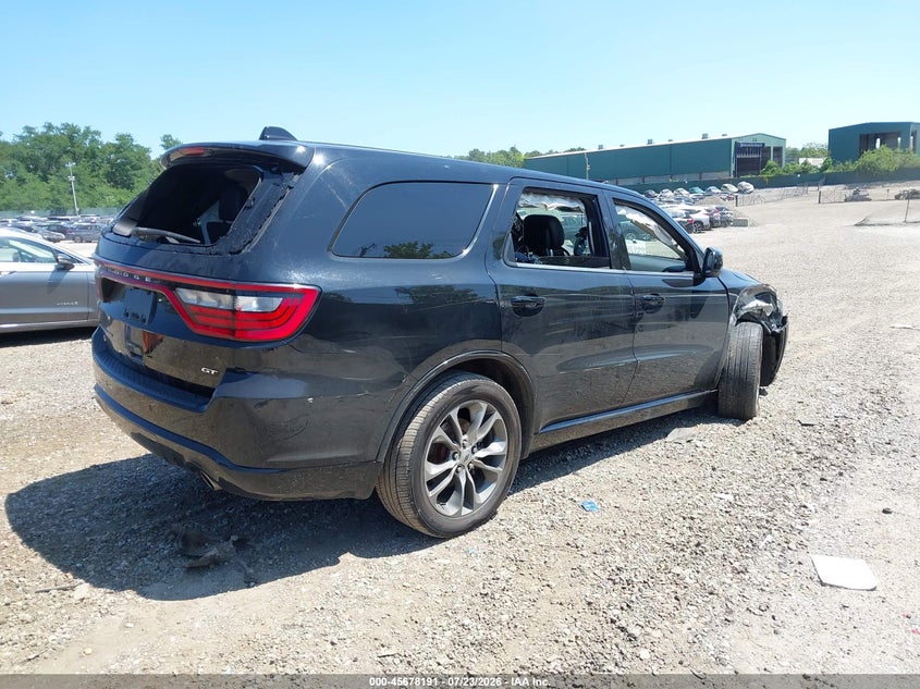 Vin: 1c4rdjdg0lc193066, lot: 46176800, dodge durango gt awd 20204