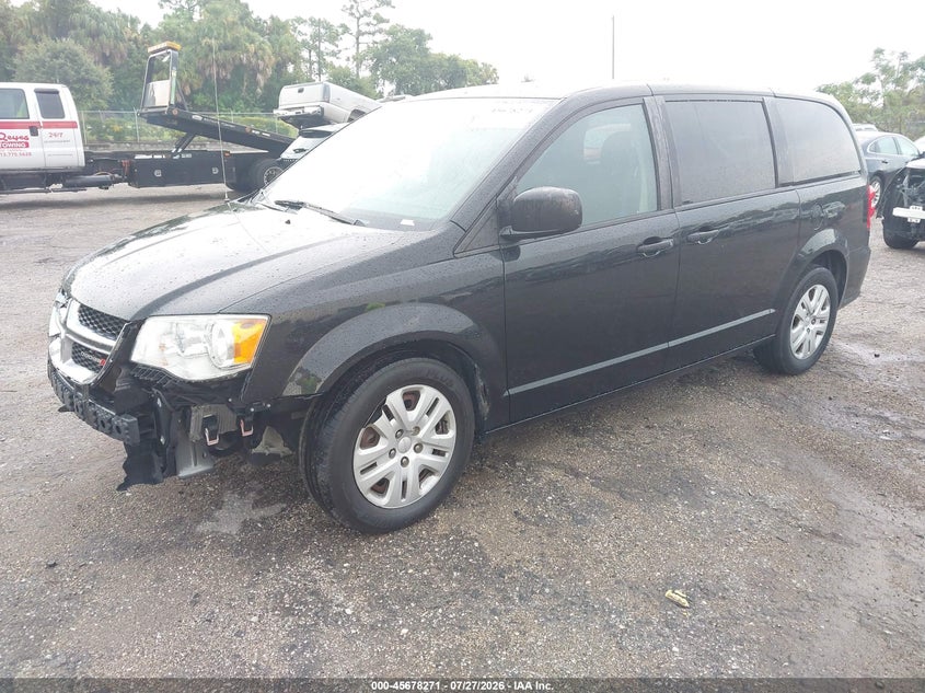 Vin: 2c4rdgbg6kr603218, lot: 46176880, dodge grand caravan se 20192