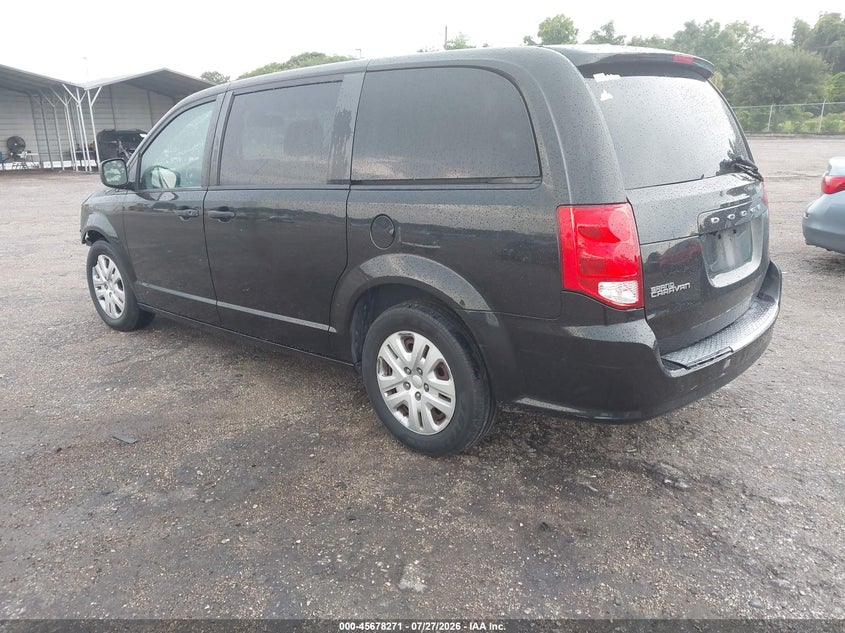 Vin: 2c4rdgbg6kr603218, lot: 46176880, dodge grand caravan se 20193
