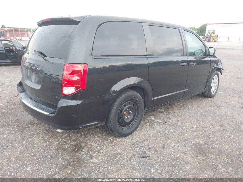 Vin: 2c4rdgbg6kr603218, lot: 46176880, dodge grand caravan se 20194
