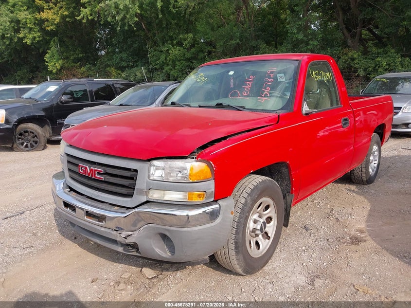 2006 GMC Sierra 1500 Work Truck VIN: 1GTEC14X66Z133022 Lot: 45678291