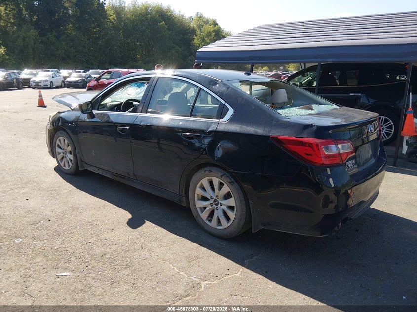 2015 Subaru Legacy 2.5I Premium VIN: 4S3BNAE69F3006870 Lot: 45678303