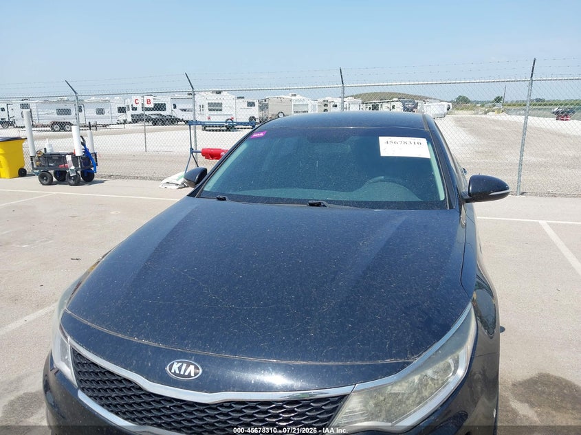 2016 Kia Optima Lx VIN: 5XXGT4L32GG072992 Lot: 45678310