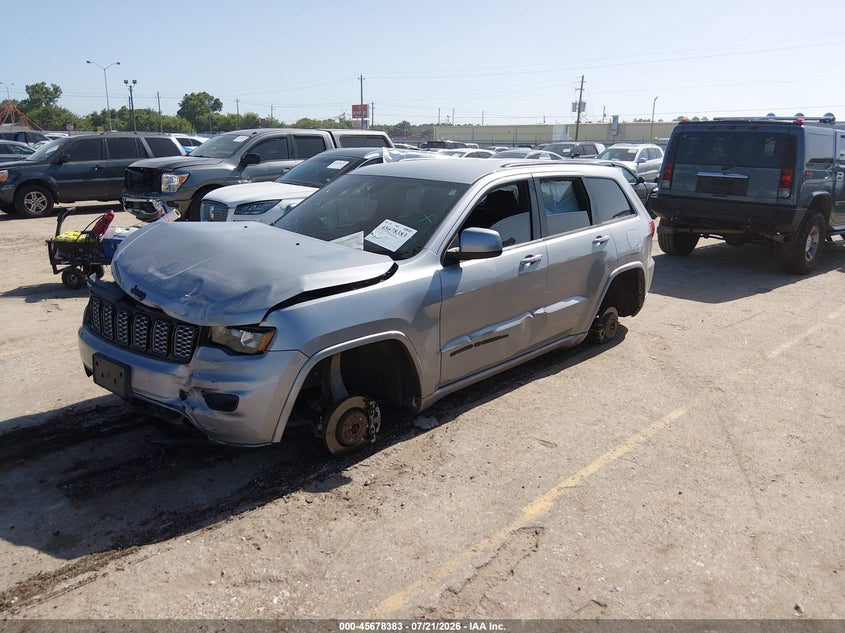 2021 Jeep Grand Cherokee Laredo X 4X4 VIN: 1C4RJFAG2MC857993 Lot: 45678383