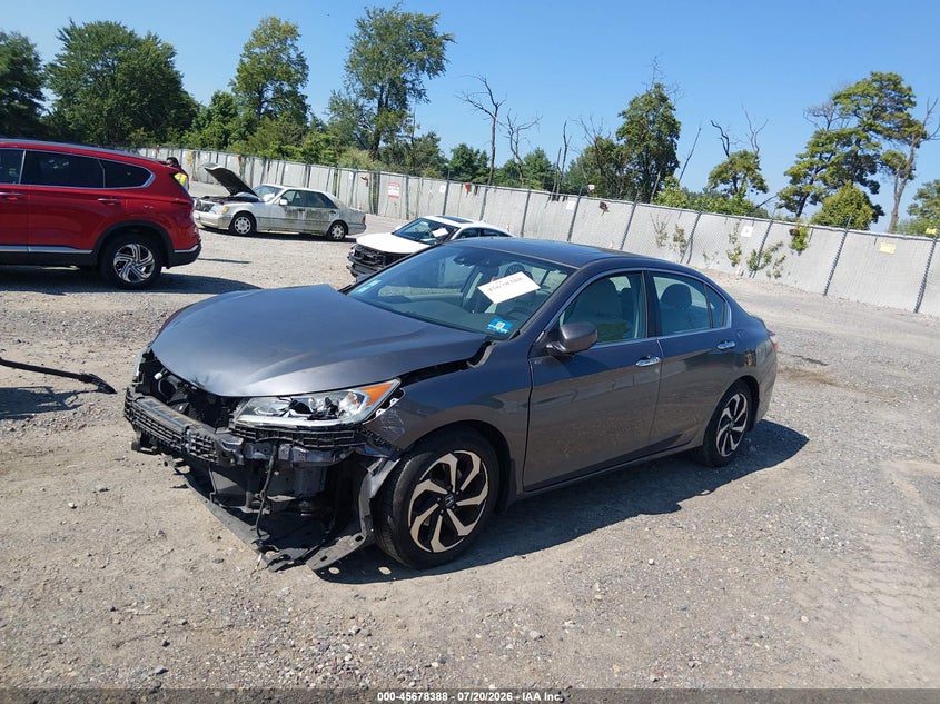 2017 Honda Accord Ex VIN: 1HGCR2F06HA002476 Lot: 45678388