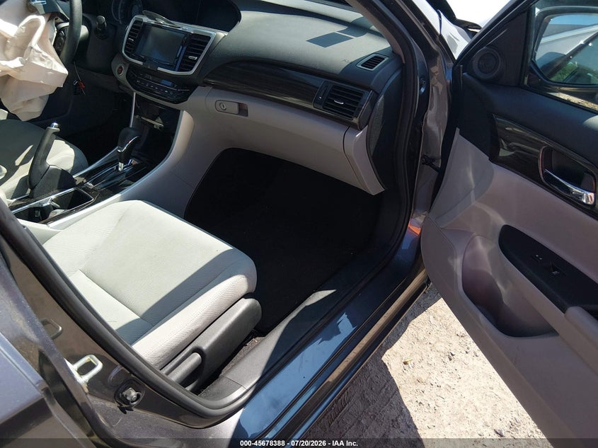 2017 Honda Accord Ex VIN: 1HGCR2F06HA002476 Lot: 45678388