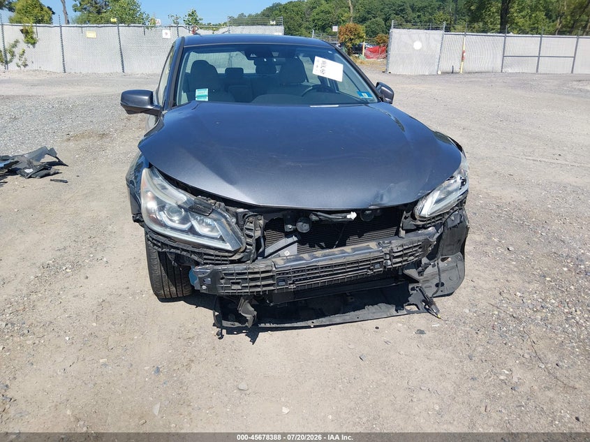 2017 Honda Accord Ex VIN: 1HGCR2F06HA002476 Lot: 45678388