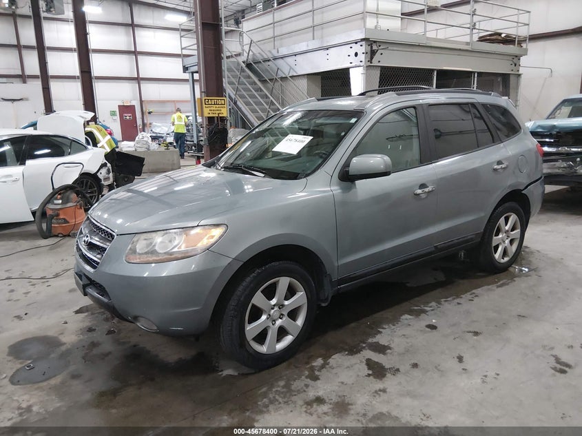 2007 Hyundai Santa Fe, Удар ззаду, IAAI, VIN 5NMSH73E37H126025 — фото 2