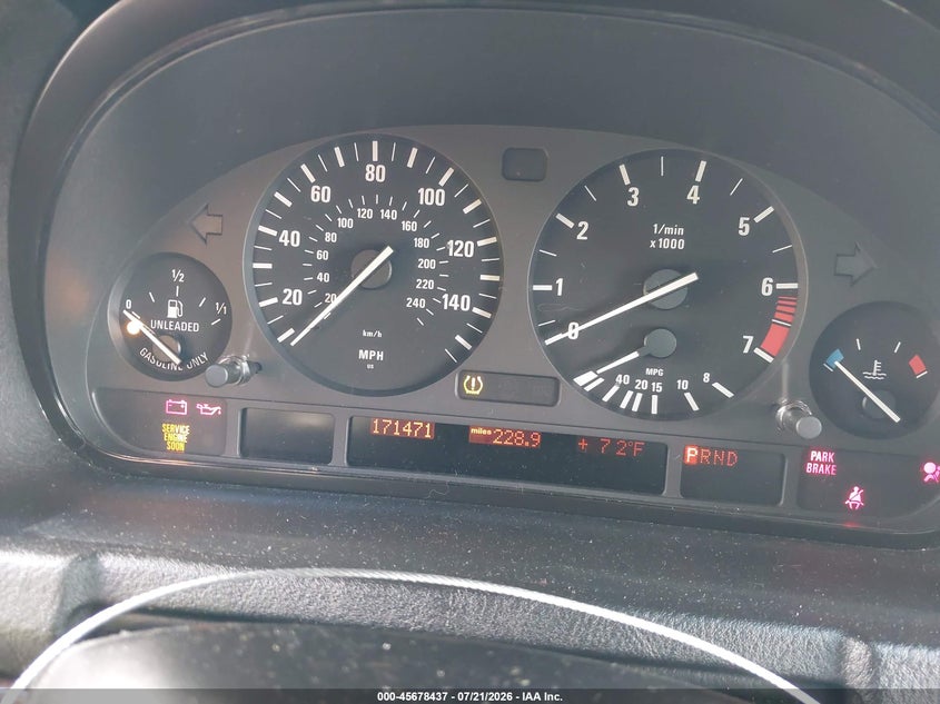 2005 BMW X5 3.0I VIN: 5UXFA13565LY15456 Lot: 45678437