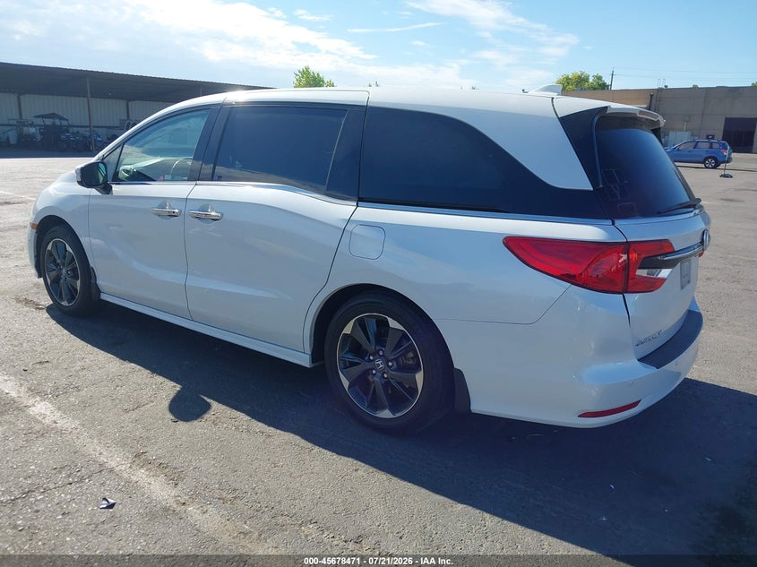 Vin: 5fnrl6h92nb009554, lot: 46177080, honda odyssey elite 20223