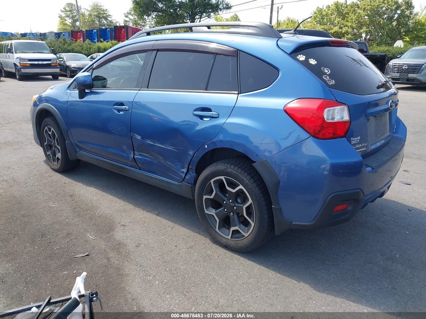Vin: jf2gpakc5e8246866, lot: 46177092, subaru xv crosstrek 2.0i limited 20143