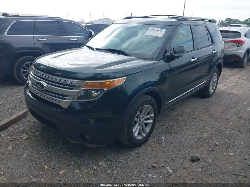 Vin: 1fm5k8d81dgc43808, lot: 46177111, ford explorer xlt 20132