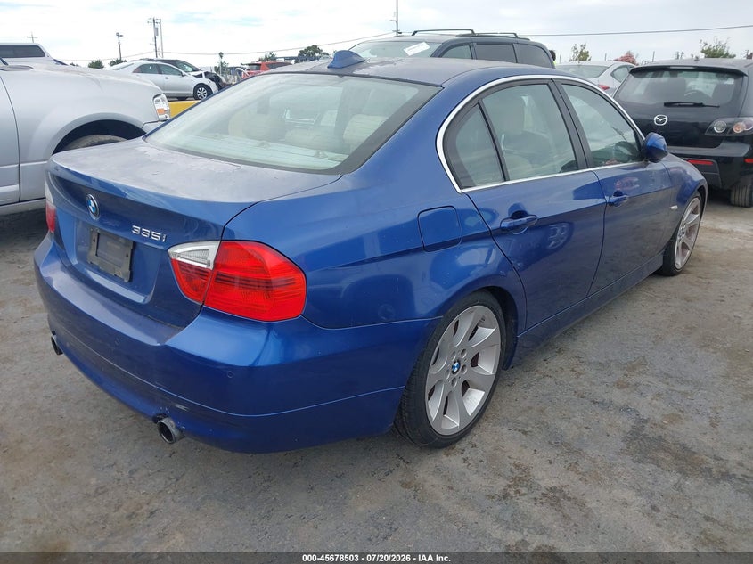 2007 BMW 335I VIN: WBAVB73507VH21576 Lot: 45678503