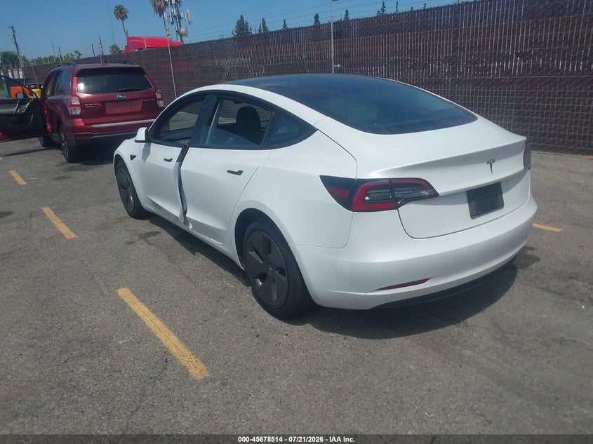 2023 Tesla Model 3 Rear-Wheel Drive VIN: 5YJ3E1EA9PF401788 Lot: 45678514